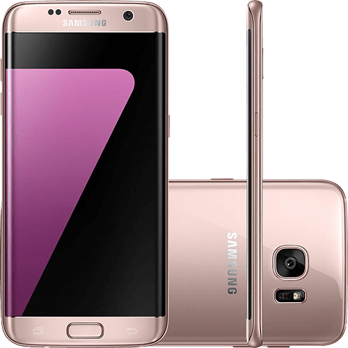 Ficha técnica e caractérísticas do produto Smartphone Samsung Galaxy S7 Edge Android 6.0 Tela 5.5" 32GB Wi-Fi 4G Câmera 12MP - Rosé