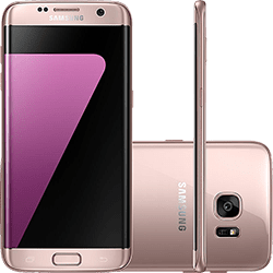 Smartphone Samsung Galaxy S7 Edge Android 6.0 Tela 5.5" 32GB Wi-Fi 4G Câmera 12MP - Rosé
