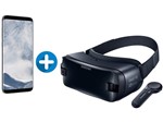 Ficha técnica e caractérísticas do produto Smartphone Samsung Galaxy S8+ 64GB Prata Dual Chip - 4G Câm. 12MP + Óculos de Realidade Virtual