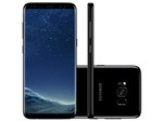 Ficha técnica e caractérísticas do produto Smartphone Samsung Galaxy S8 64GB Preto 4G - 4G RAM Tela 5.8” Câm. 12MP + Câm. Selfie 8MP
