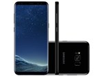 Ficha técnica e caractérísticas do produto Smartphone Samsung Galaxy S8+ 64GB Preto - Dual Chip 4G Câm. 12MP + Selfie 8MP Tela 6.2