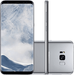 Smartphone Samsung Galaxy S8 Dual Chip Android 7.0 Tela 5.8" Octa-Core 2.3GHz 64GB 4G Câmera 12MP - Prata