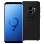 Ficha técnica e caractérísticas do produto Smartphone Samsung Galaxy S9 Azul com 128GB + Capa Protetora Samsung Alcantara Cover - Preto