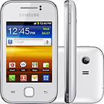 Smartphone Samsung Galaxy Y Desbloqueado Claro, Branco - Android 2.3, Processador 832MHz, Tela 3", Câmera de 2MP, 3G, Wi...