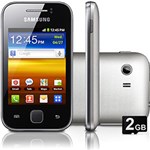 Smartphone Samsung Galaxy Y Desbloqueado Oi Preto / Prata - Android 2.3, Processador 832MHz, Tela Touch 3", Câmera de 2M...