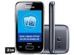 Ficha técnica e caractérísticas do produto Smartphone Samsung Galaxy Y Duos Dual Chip 3G - Android 2.3 Câmera 3MP Tela 3.14” Wi-Fi A-GPS
