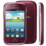 Ficha técnica e caractérísticas do produto Smartphone Samsung Galaxy Young Plus TV GT-S6293T Vermelho com Dual Chip, Android 4.1, TV Digital, 3G, Rádio FM, Wi-Fi e Câmera de 3MP