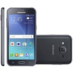 Ficha técnica e caractérísticas do produto Smartphone Samsung J200 Galaxy TV Memória 8GB Câmera 5MP Dual - SM-J200