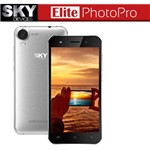 Ficha técnica e caractérísticas do produto Smartphone SKY ELITE PHOTOPRO - Dual,4G LTE,5.0 Pol Full HD,16MP & 13MP,16GB & 2GB - PRATA