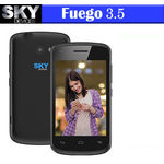 Ficha técnica e caractérísticas do produto Smartphone Sky Fuego 3.5 Dual SIM Tela 3.5” Android 4.4 KitKat – PRETO