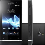 Smartphone Sony ST25Ai Xperia U Desbloqueado Oi - Preto - GSM, Tela Touch 3,5", Android 2.3, Processador Dual Core 1GHz,...