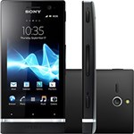 Smartphone Sony ST25A Xperia U, Desbloqueado TIM, Preto - Android 2.3, Processador Dual Core 1GHz, Tela Touch 3,5", Câme...