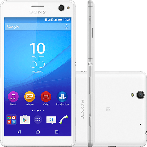 Smartphone Sony Xperia C4 Selfie Dual Desbloqueado Android 5 Lollipop Tela Full HD 5.5" 16GB de Memória Interna 4G Câmer...