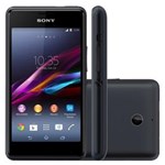 Ficha técnica e caractérísticas do produto Smartphone SONY Xperia E1 D2104 com Android 4.3, Dual Core 1.2GHZ, Camera 3MP, Memoria 4GB Preto