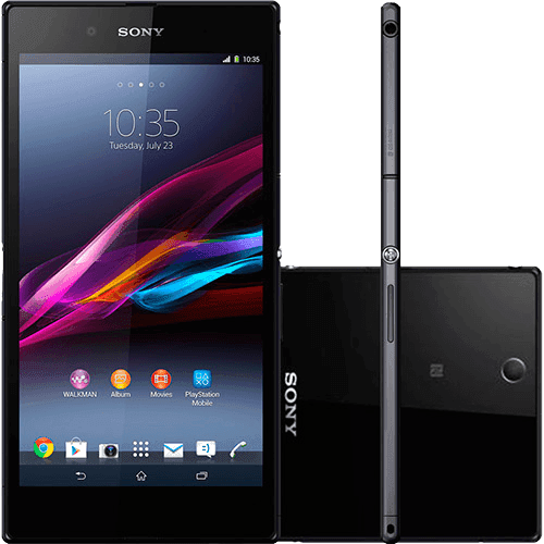 Ficha técnica e caractérísticas do produto Smartphone Sony Xperia Z Ultra Desbloqueado Android 4.2 Tela 6.4" 16GB 4G Wi-Fi Câmera 8MP GPS TV Digital - Preto