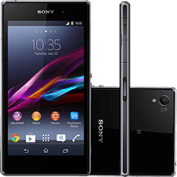Ficha técnica e caractérísticas do produto Smartphone Sony Xperia Z1 Desbloqueado Android 4.2 Tela 5" 16GB 4G Wi-Fi Câmera 20MP - Preto