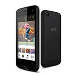 Smartphone Yezz 400E Android 6.0, 2Chips, Tela 4", QuadCore 1.2GHz, 4GB, Wi-Fi, Câm 5MP Preto