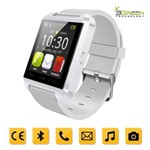 Smartwatch 3green Bluetooth Android Touch com Pedometro e Contador de Calorias U8 Branco