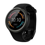 Ficha técnica e caractérísticas do produto Smartwatch Motorola Moto 360 Sport com Tela de 1,37", Bluetooth, Wi-Fi, Android Wear e Sensor de Frequência Cardíaca - Preto
