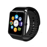 Ficha técnica e caractérísticas do produto Smartwatch Relógio Inteligente Preto Gt08 Iphone e Android