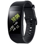 Ficha técnica e caractérísticas do produto Smartwatch Samsung Galaxy Gear Fit2 Pro Grafite, Pulseira Grande, Tela Curva 1.5", AMOLED, 4GB, Wi-Fi, Bluetooth e GPS