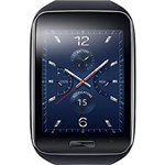 Galaxy Gear S Samsung com Bluetooth, Wi-Fi, 3G, A-GPS, Chamadas de Voz, SMS e Controle de Mídia – Preto