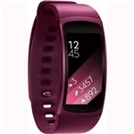 Ficha técnica e caractérísticas do produto Smartwatch Samsung Gear Fit 2 SM-R3600 Rosa com Wi-Fi, GPS, Bluetooth e Sensor de Batimentos Cardíacos - Pulseira Pequena