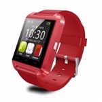 Ficha técnica e caractérísticas do produto Smartwatch U8 Relogio Inteligente Bluetooth Vermelho