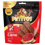 Ficha técnica e caractérísticas do produto Snack Petitos para Cães Bifinho Sabor Carne - 1Kg