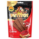 Ficha técnica e caractérísticas do produto Snack Petitos para Cães Bifinho Sabor Carne - 60g