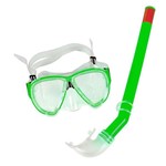 Ficha técnica e caractérísticas do produto Snorkel com Máscara Premium Verde Belfix 39700