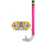 Ficha técnica e caractérísticas do produto Snorkel com Máscara Rosa- Belfix 39800
