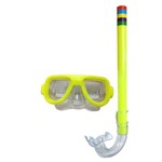 Ficha técnica e caractérísticas do produto Snorkel e Máscara para Mergulho Belfix 39800 Verde Limão