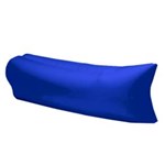 Ficha técnica e caractérísticas do produto Puff Sofa Inflavel Colchao Magico Saco Dormir Camping Azul Escuro