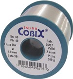 Ficha técnica e caractérísticas do produto Solda Cobix 1.0MM 60X40 500G - eu Quero Eletro