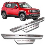 Ficha técnica e caractérísticas do produto Soleira Aço Inox Escovado Jeep Renegade