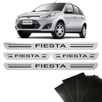 Ficha técnica e caractérísticas do produto Soleira Porta Platinum Fiesta 03 04 2005 Á 2013 2014 - Prata