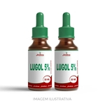 Ficha técnica e caractérísticas do produto Solução De Lugol Inorgânico 5% 30ml Vidro Conta Gotas - 2un