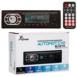 Ficha técnica e caractérísticas do produto Som Automotivo Bluetooth Auto Radio Som Carro Kp-c17br