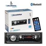 Ficha técnica e caractérísticas do produto Som Automotivo Radio Mp3 para Carro Roadstar RS-2606br Bluetooth USB Sd