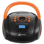 Ficha técnica e caractérísticas do produto Som Portátil Boombox Lenoxx BD-108 PL com Entrada USB Cartão Micro SD Rádio FM e MP3 – 5W