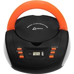 Ficha técnica e caractérísticas do produto Som Portátil Lenoxx BD125 CD Player Rádio AM/FM Entrada Auxiliar - Preto e Laranja
