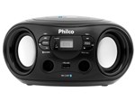 Ficha técnica e caractérísticas do produto Som Portátil Philco FM 6W Display Digital - PB122BT Bluetooth Entrada USB MP3 Player
