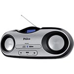 Ficha técnica e caractérísticas do produto Som Portátil Philco Pb329BT CD Player Radio Gravador com Bluetooth