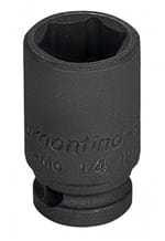 Ficha técnica e caractérísticas do produto Soquete de Impacto Sextavado em Aço Cromo Molibdênio 10 Mm - Encaixe 1/4''