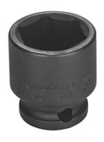 Ficha técnica e caractérísticas do produto Soquete de Impacto Sextavado em Aço Cromo Molibdênio 19 Mm - Encaixe 3/8''
