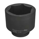 Ficha técnica e caractérísticas do produto Soquete de Impacto Sextavado em Aço Cromo Molibdênio 105 Mm - Encaixe 1.1/2''