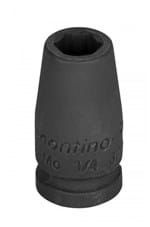 Ficha técnica e caractérísticas do produto Soquete de Impacto Sextavado em Aço Cromo Molibdênio 1/4'' - Encaixe 1/4''
