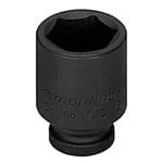 Ficha técnica e caractérísticas do produto Soquete de Impacto Sextavado em Aço Cromo Molibdênio 11/16'' - Encaixe 3/8''