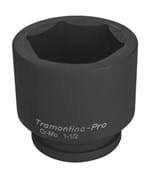 Ficha técnica e caractérísticas do produto Soquete de Impacto Sextavado em Aço Cromo Molibdênio 80 Mm - Encaixe 1.1/2''
